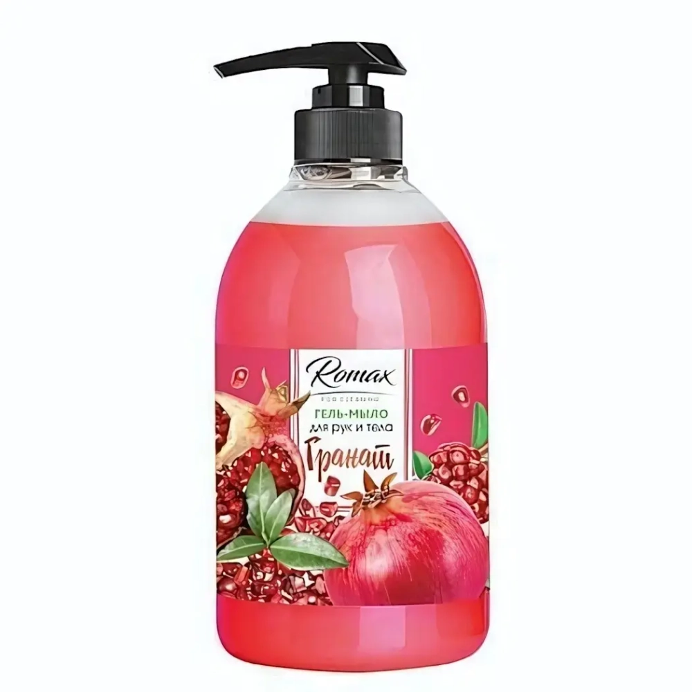Гель-мыло «Гранат» Romax, 1 л