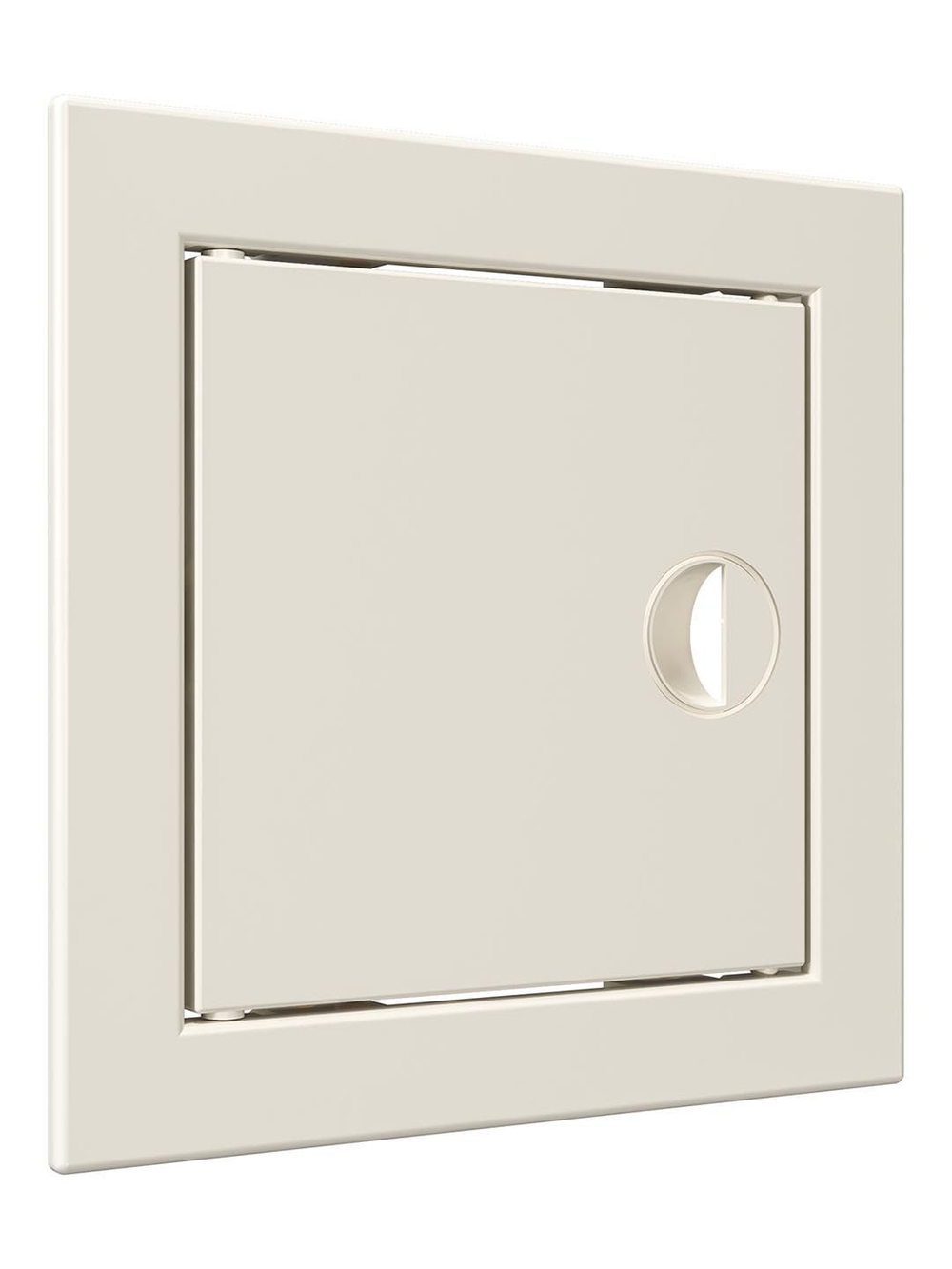 Люк ревизионный ЛР фланец 146х146 ручка 168х168 пластик Ivory EVECS