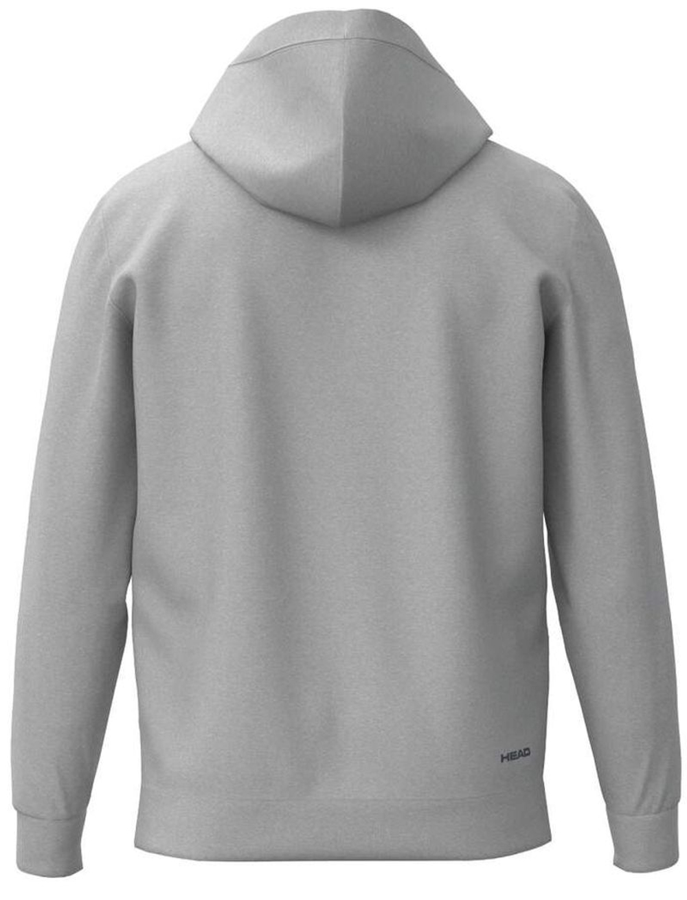 Мужская теннисная кофта Head Club Original Hoodie - grey melange