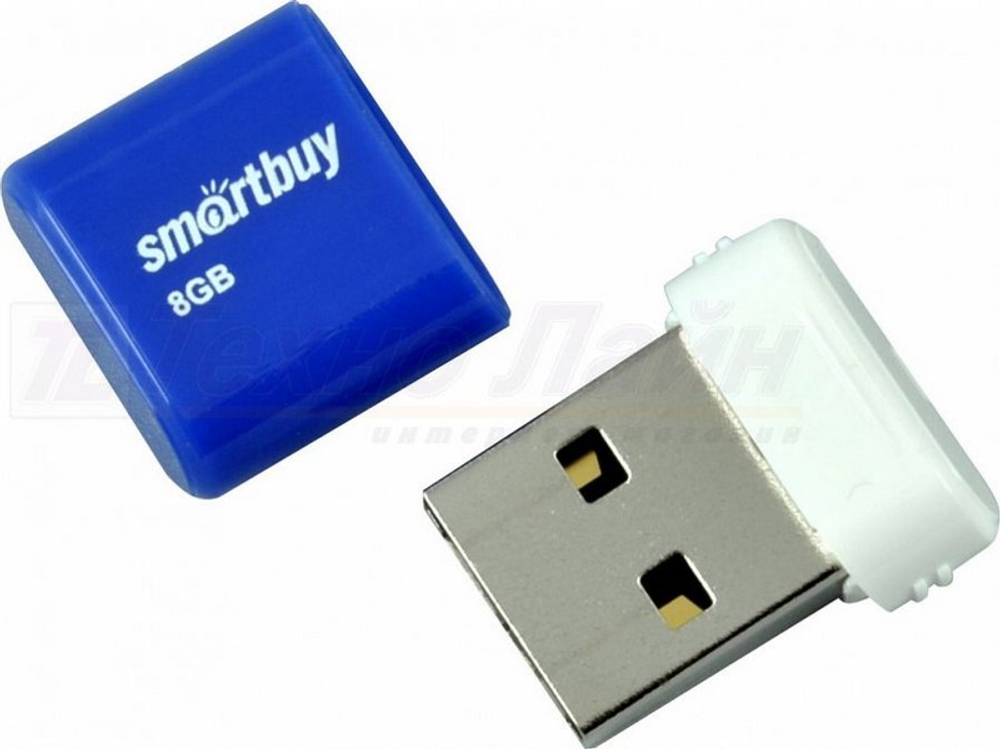 USB карта памяти 8ГБ Smart Buy Lara (синий)