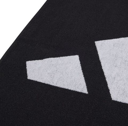 Теннисное полотенце Adidas 3BAR Towel Large - black/white