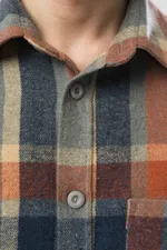 Рубашка Codered Harbor Wide Серый/Нэви/Рыжий/Бежевый Светлый