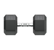 Гантель гексагональная UNIX Fit обрезиненная 27,5 кг / шт.