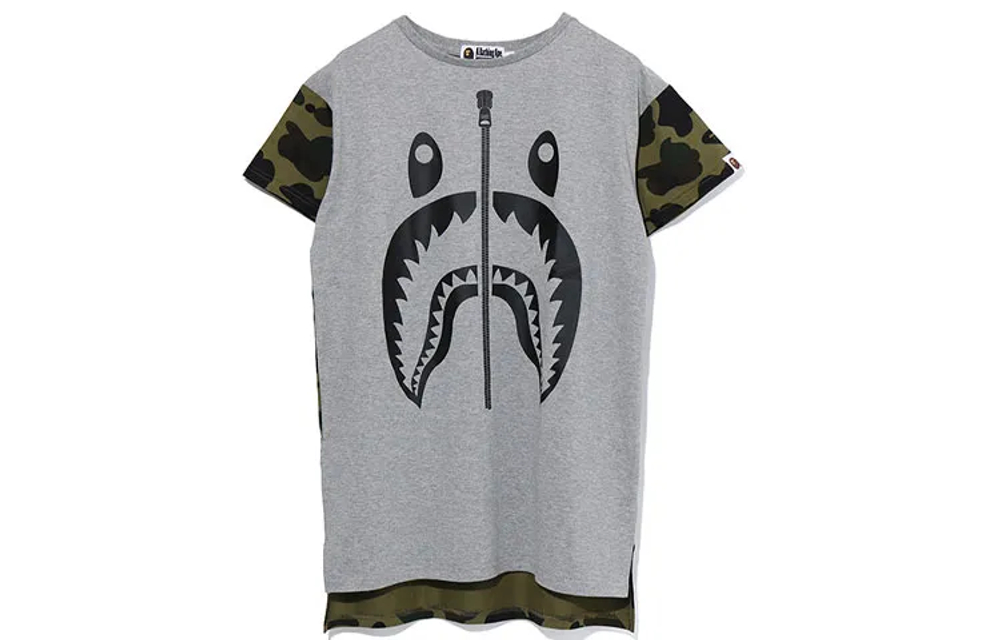 A Bathing Ape Bathing Ape Shark Series Short Sleeved Dresses