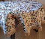 Гобеленовая скатерть Цветочная поляна D 200 см