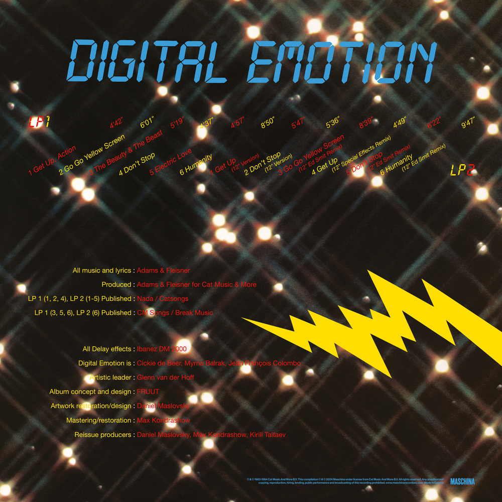 LP: Digital Emotion — «Digital Emotion + Original 12" Mixes: The Complete Collection» (1984/2023) [2024]