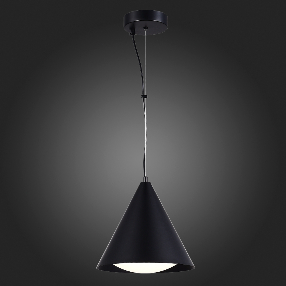 SL6501.403.01 Светильник подвесной ST-Luce Черный/Черный LED 1*7W 3000K