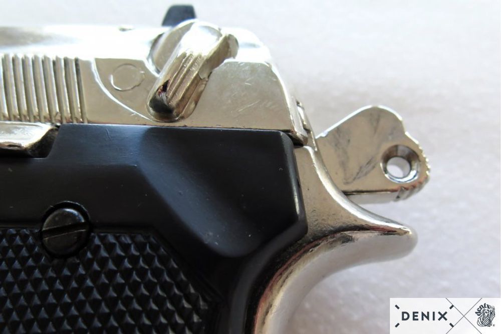 Denix Пистолет Беретта, хромированное покрытие