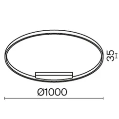 Потолочный светильник Рим / Rim 3000К 61Вт Maytoni mod058cl-l65b3k