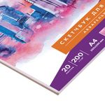 Скетчбук, акварельная белая бумага 200г/м ГОЗНАК, 205х290мм, 20л,гребень подложка BRAUBERG ART DEBUT, 110991