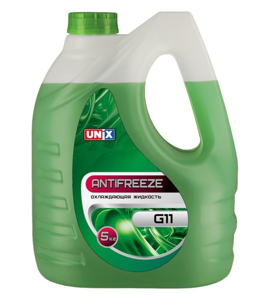 Антифриз Unix зеленый G11 5кг