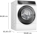 Стирально-сушильная машина Bosch WNC254A0SN
