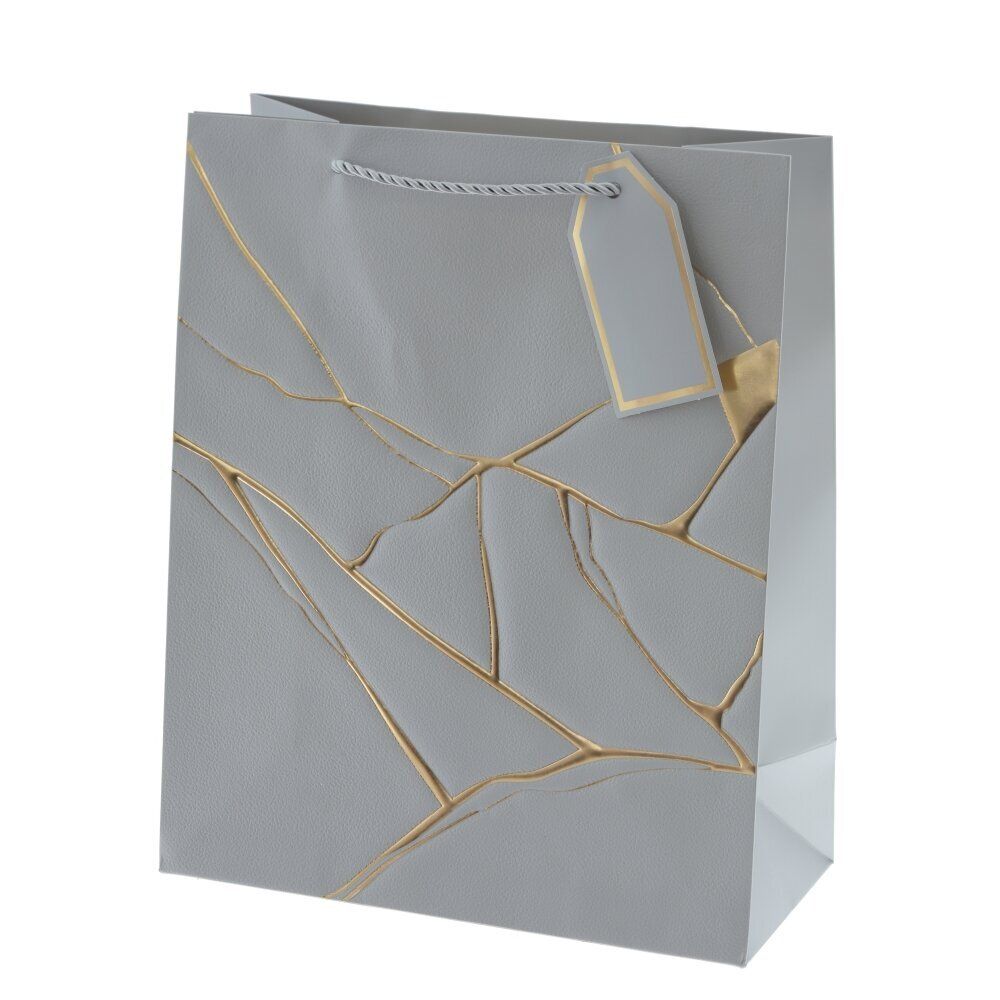 GAEM Пакет подарочный M (бумага 210г/м2, блок 12шт), L26 W12 H32 см, 4в.