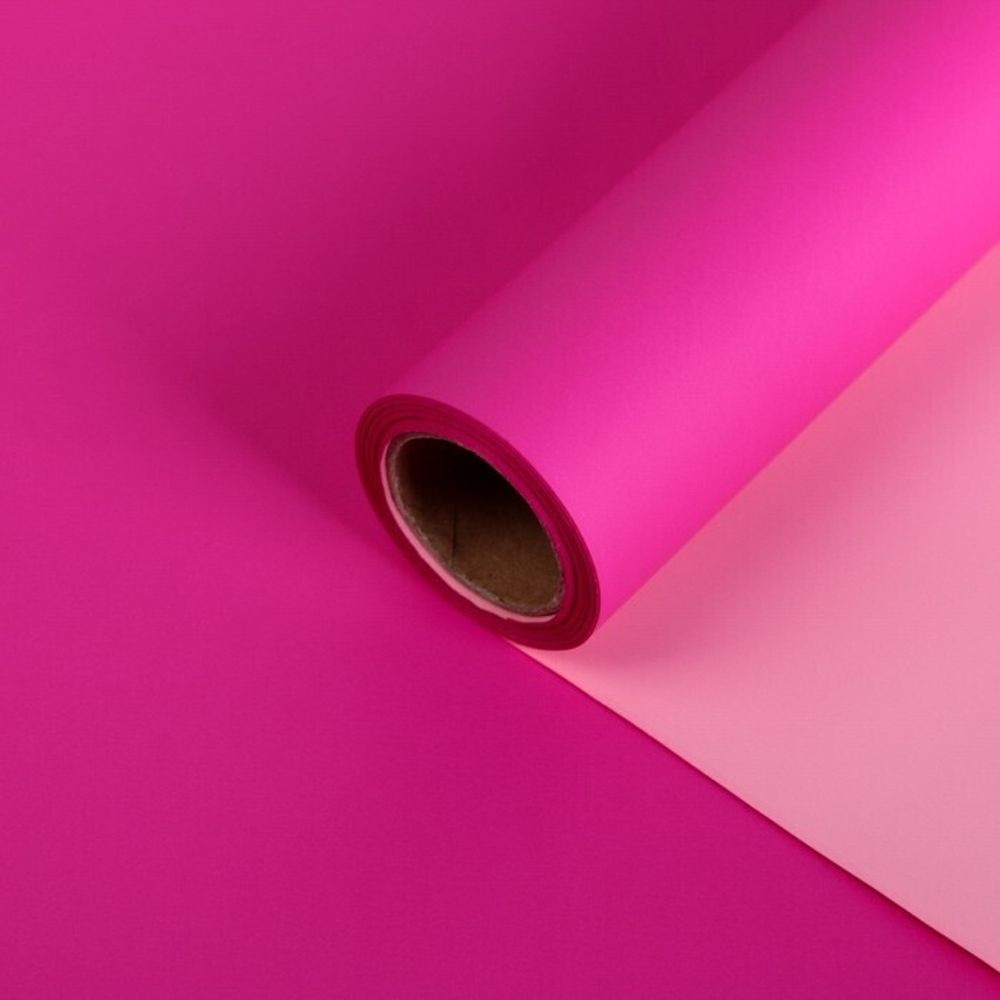 Пленка мат 2-х ст 58*10м ПУРПУРНЫЙ/РОЗОВЫЙ