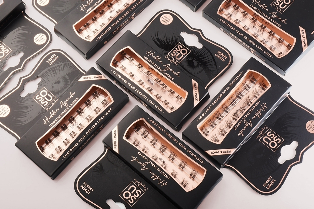 SOSU Cosmetics Hidden Agenda Undetectable Lashes - Пучки ресниц без узелков,
