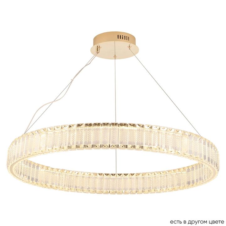 Подвесной светодиодный светильник Crystal Lux Musika SP70W Led Gold