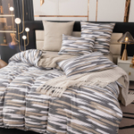 Комплект постельного белья Делюкс Сатин 100% хлопок на резинке LR605