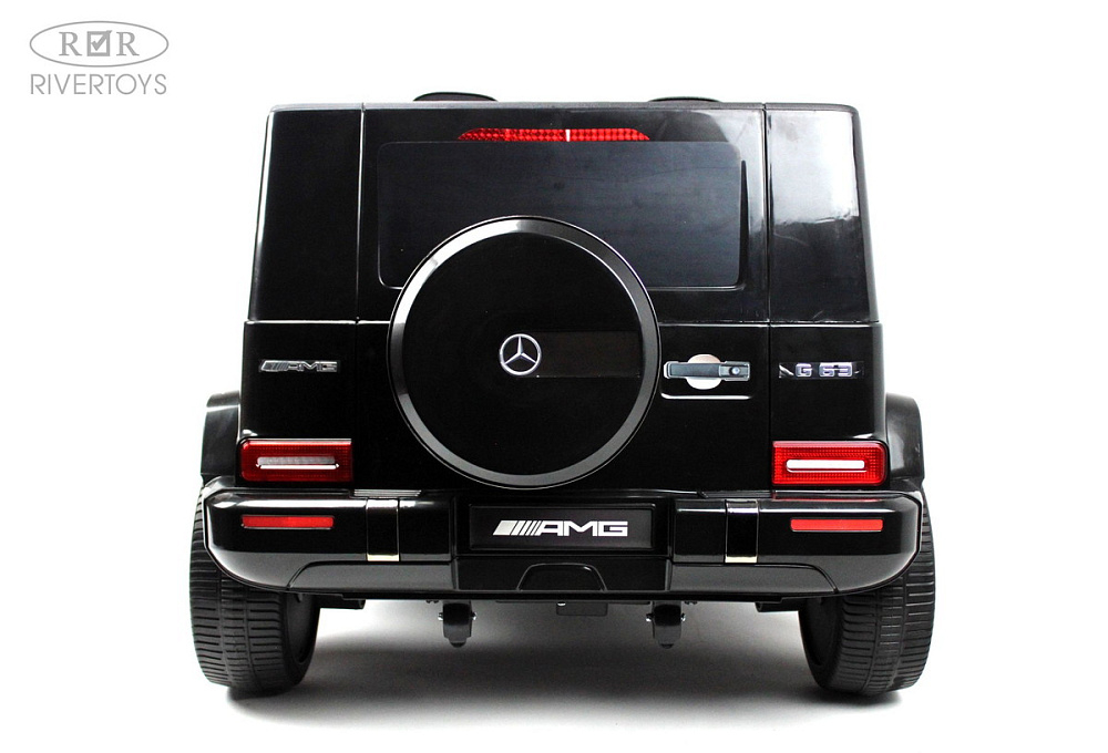 Детский электромобиль RiverToys Mercedes-AMG G63 4WD (S307) черный глянец