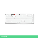 Клавиатура Oklick K225W белый