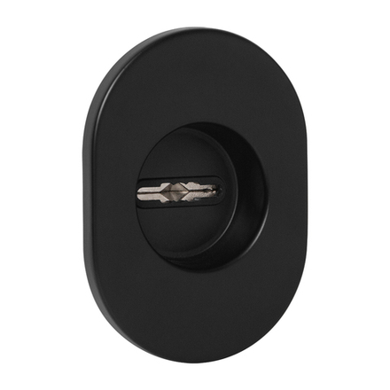 Накладка на сувальдный замок ESC.S-auto.RLR/U/R.477 BL-24 черный (1шт.)