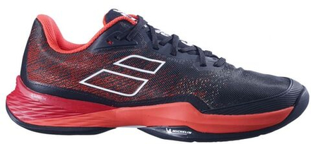 Мужские кроссовки теннисные Babolat Jet Mach 3 All Court Men - black/poppy red