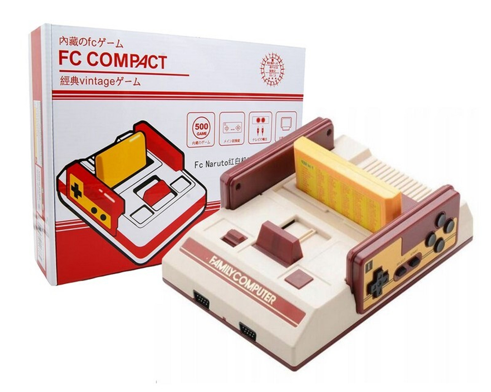 Игровая Приставка FC Compact Dendy 8 bit (150 ИГР+ картридж 100 игр)