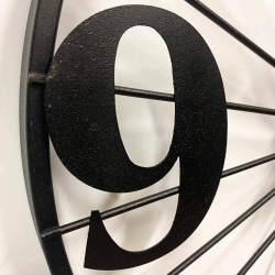 Настенные часы DM-60 Black, 50см Galaxy