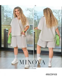 Костюм 438-молочный Minova