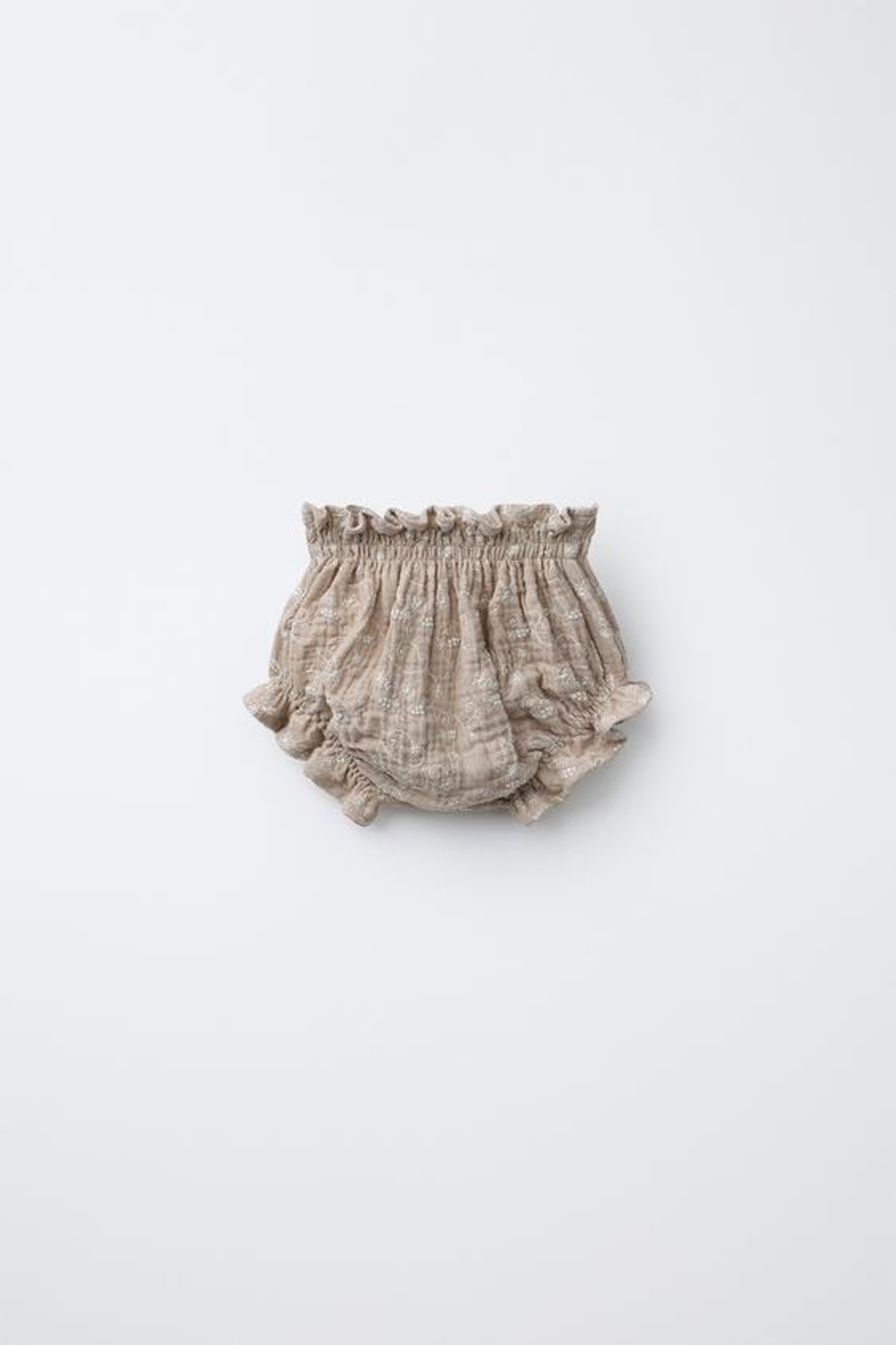 ZARA ТРУСЫ С ЦВЕТОЧНОЙ ВЫШИВКОЙ, НОРКА