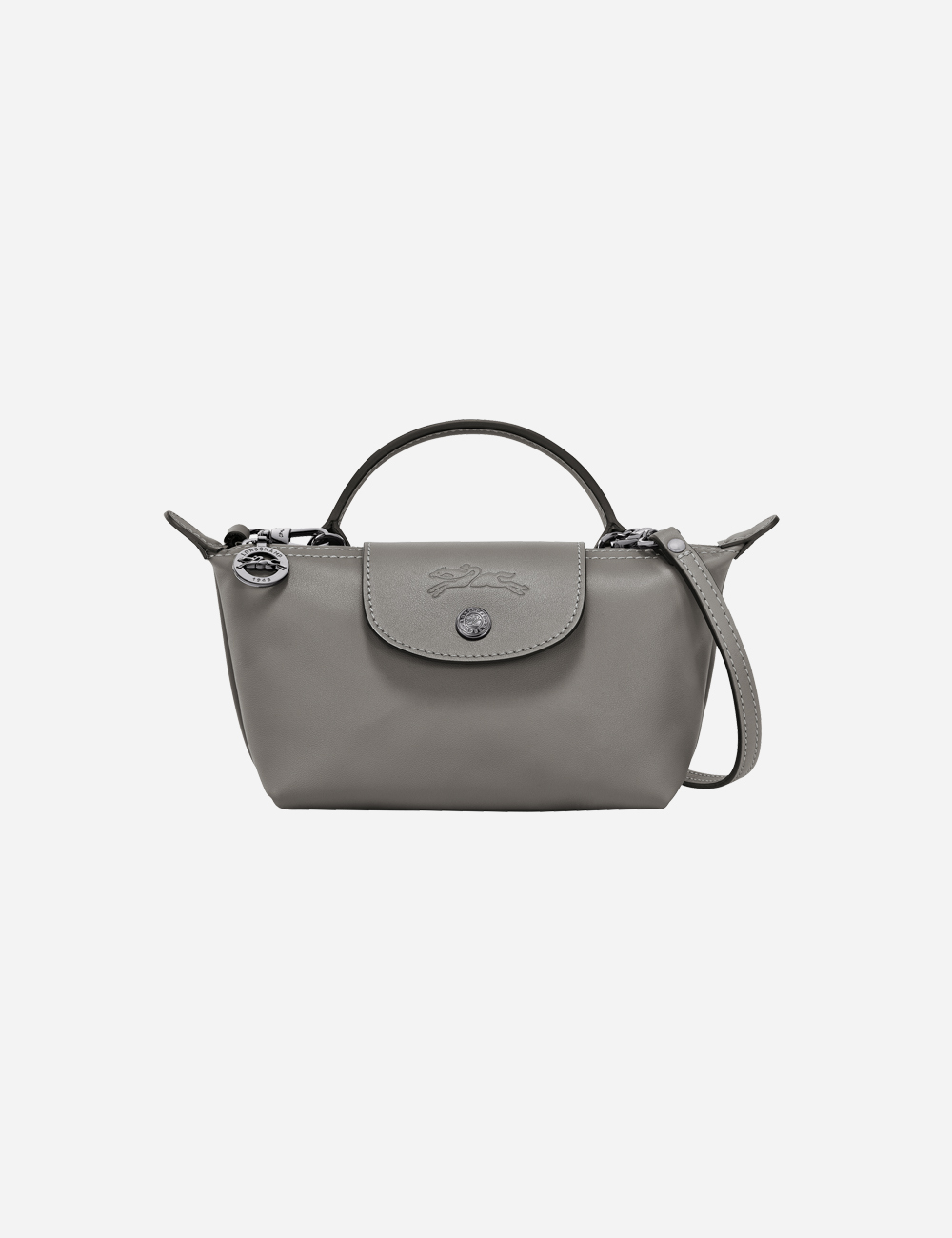 Longchamp Le Pliage Xtra XS Pouch Leather "Turtledove"