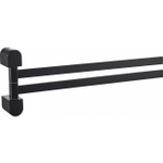 Полотенцедержатель поворотный WONZON & WOGHAND CARBON, Черный (WW-7731)