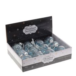 GAEM Набор из 12шт Украшение новогоднее "Шар", D 8 см, L35 W27 H8,5 см