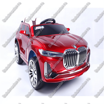 Детский электромобиль "BMW/БМВ" красный,двухместный стандартная комплектация