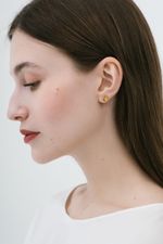 Серьги Мозаика мини, позолота