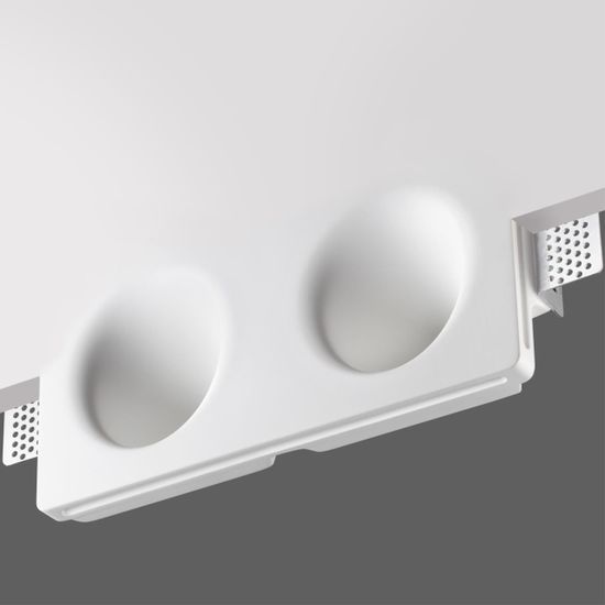 371014 WIR NT25 624 белый Светильник встраиваемый в стену под покраску IP20 GU10 2*50W 220-240V CAIL