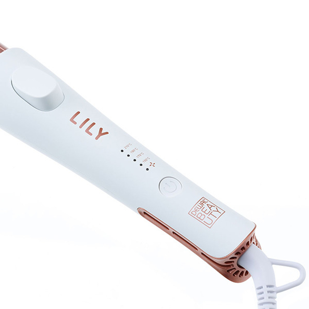 Щипцы-плойка для волос 2в1 37мм / 23x95мм Dewal Beauty Lily HI2120-White