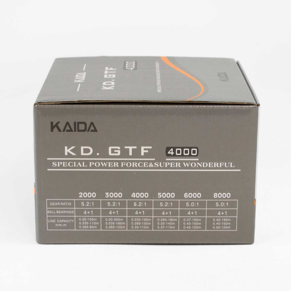 Катушка безынерционная Kaida KD.GTF G002-40A (4000, 4+1BB, мет.шпуля)