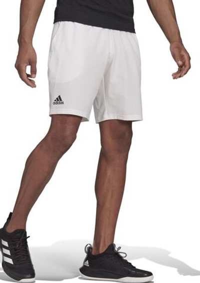 Мужские теннисные шорты Adidas Club Stretch Woven 9-in Shorts M - white/black