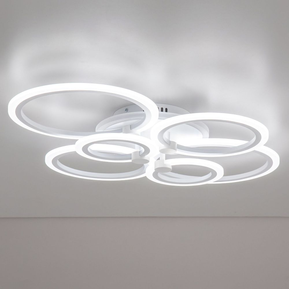 Citilux Сента CL237B160E RGB Люстра с пультом Белая