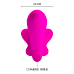 Лиловый безремневой вибрострапон Pretty Love Valerie BW-022061