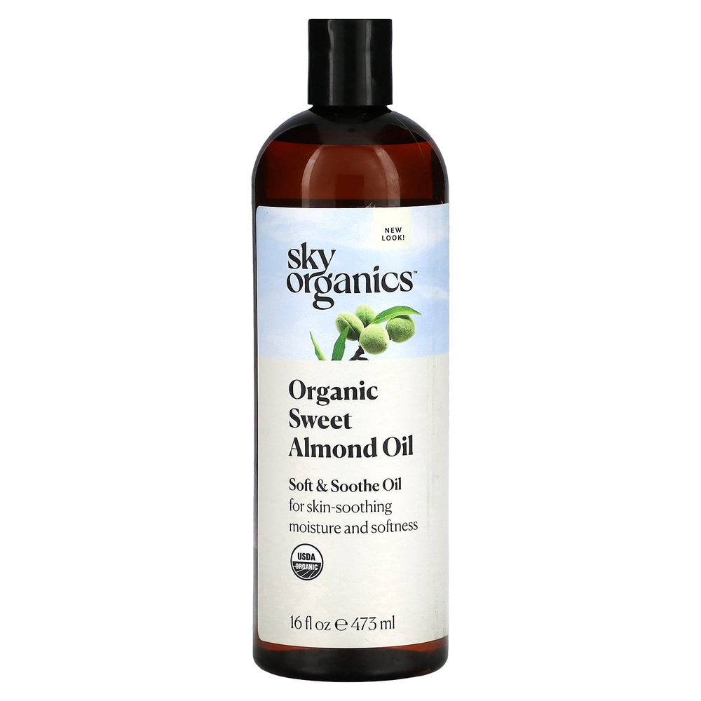 Sky Organics, органическое масло сладкого миндаля, 473 мл (16 жидк. унций)