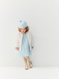 Берет хлопковый "Незабудка" 0+