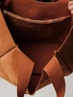 Замшевая сумка шоппер Deboro 31054 вуд