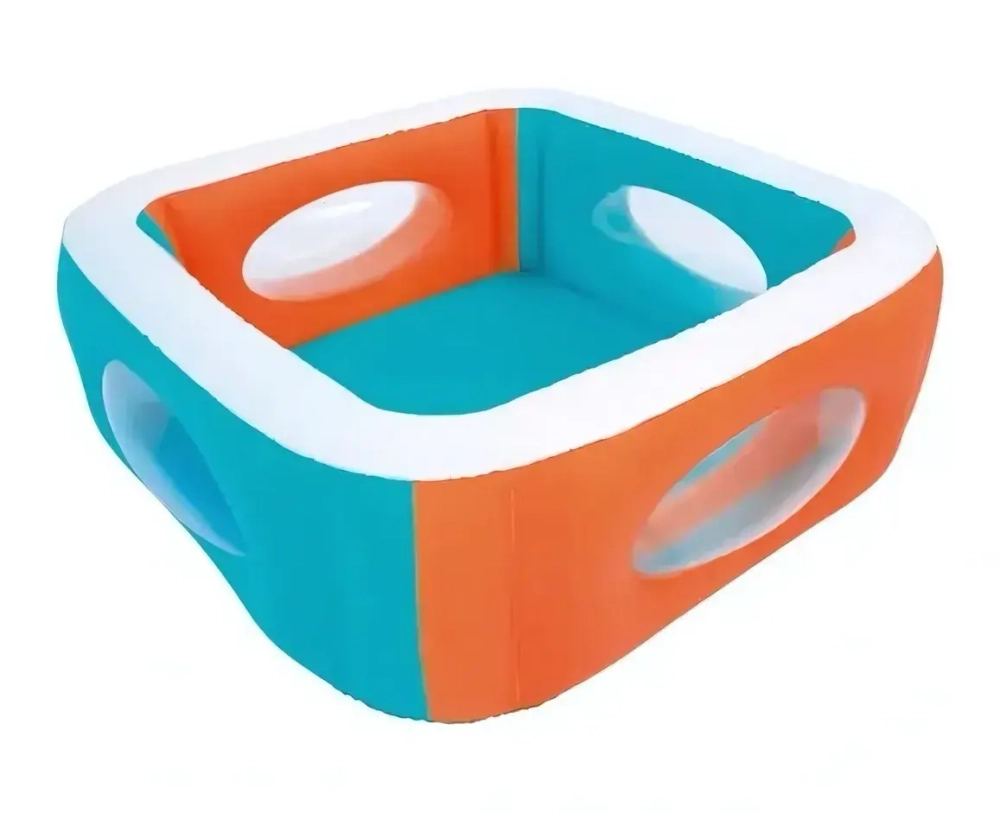 Бассейн надувной квадратный 168*168*56 см Window Bestway (51132)