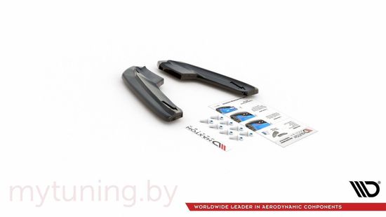 Сплиттеры бампера заднего боковые для AUDI RS3 8V Sportback (15-16)