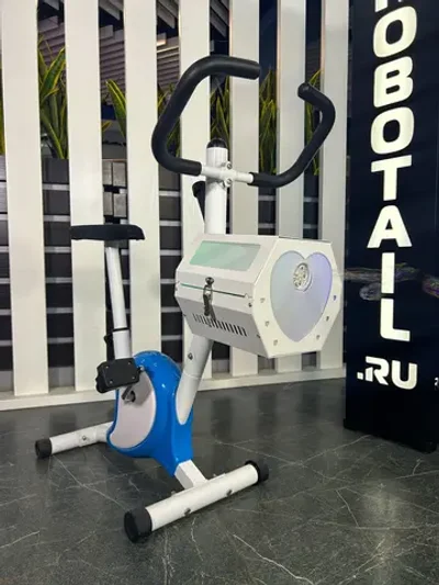 Детский велотренажер с мыльными пузырями