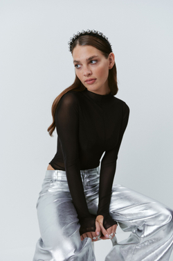 Ободок с металическими шарами