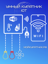 Контроллер для птичника Мой курятник IoT 4_2 в корпусе