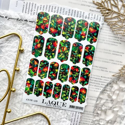 Пленки LAQUE NAIL WRAPS №10