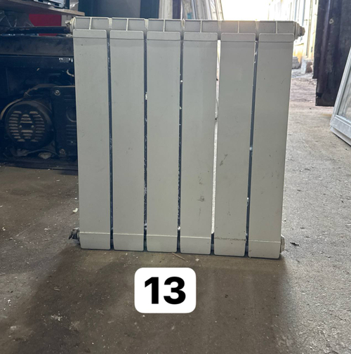 Алюминиевый радиатор Б/У 500 6 секц. бок.